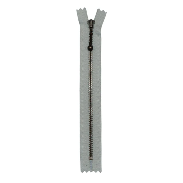 YKK Fast Lynlås Antik Messing 4 mm 17 cm